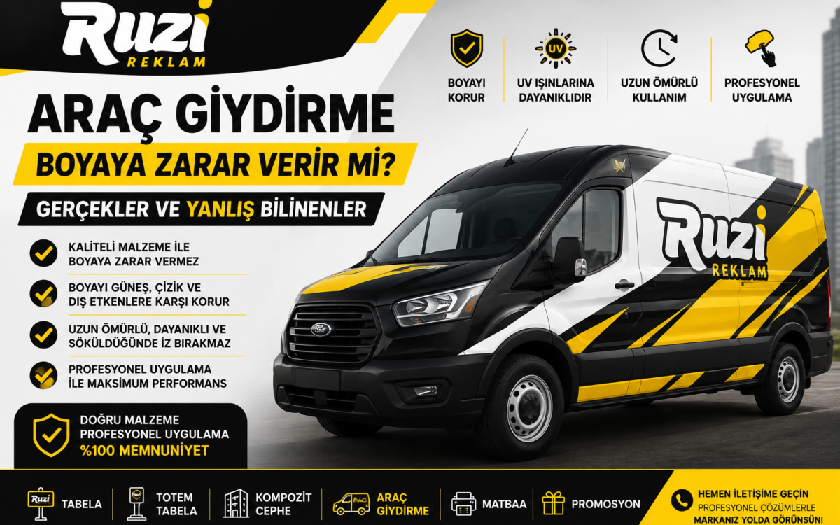 Araç Giydirme Sonrası Araç Boyasına Zarar Gelir mi? Bilmeniz Gerekenler